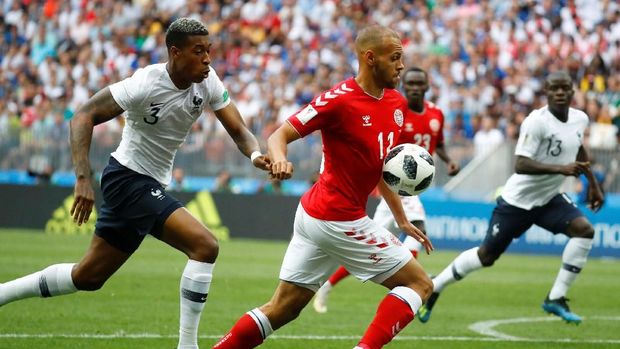 LIVE: Denmark vs Prancis di Grup C Piala Dunia 2018