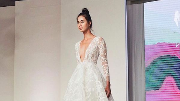 Akan Dinikahi Baim Wong, Begini Cantiknya Paula Verhoeven Bergaun Pengantin