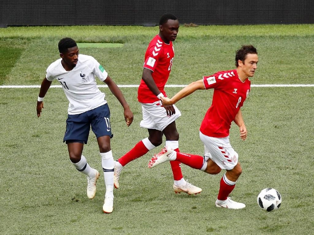 Hasil Pertandingan Piala Dunia 2018: Denmark vs Prancis Skor 0-0 Hasil Pertandingan Piala Dunia 2018: Denmark vs Prancis Skor 0-0