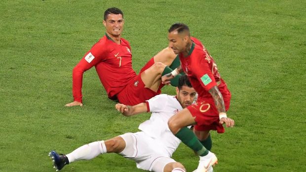 Iran mampu merepotkan Portugal sepanjang laga.
