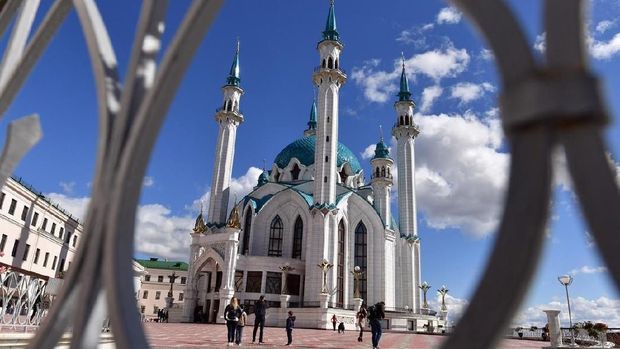 7 Masjid Unik di Dunia: Biru, Pink, Hingga yang Mirip Permen