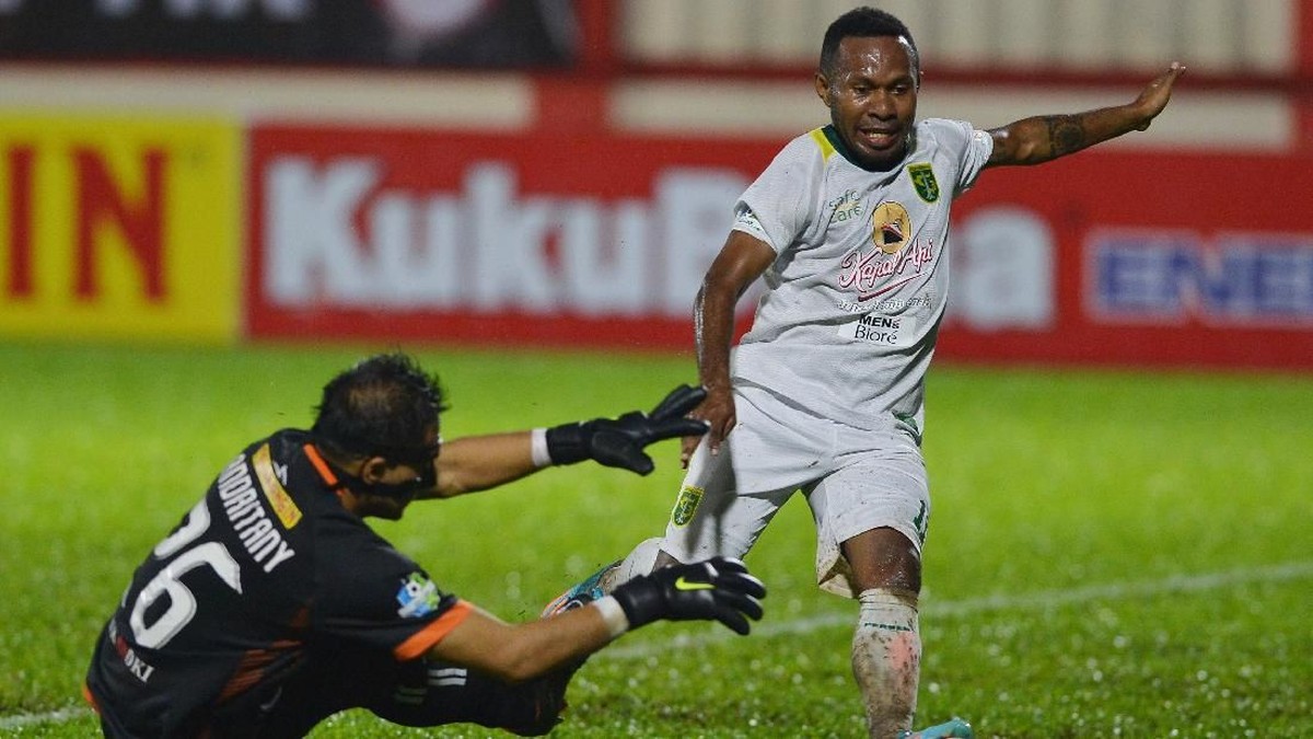Laga antara Persija Jakarta vs Persebaya Surabaya berakhir 1-1. (Foto: Wahyu Putro/Antara FOTO)