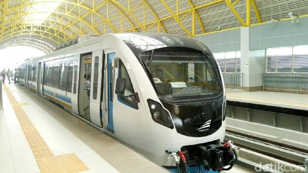 Mau Diresmikan Jokowi, LRT Palembang Sudah Rampung 95%