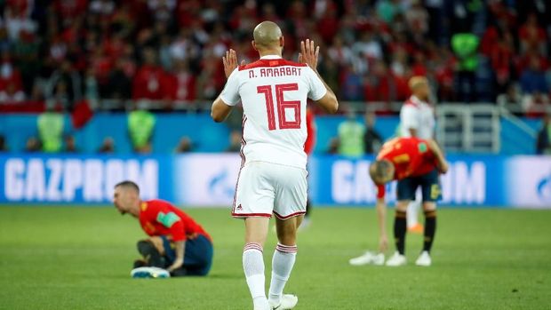 Maroko mampu menyulitkan Spanyol di laga terakhir grup B Piala Dunia 2018.