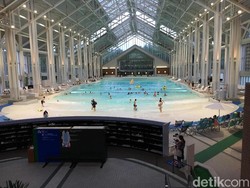 Kolam Renang Indoor Terbesar di Jepang, Seperti Pantai Sungguhan
