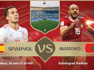 Live Report Piala Dunia 2018: Spanyol vs Maroko