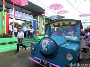 Mengintip Pernak-Pernik Meriah di Kampung Pilkada Depok