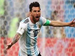 Kemenangan Argentina pun menjadi bukti bahwa Messi masih mampu bawa timnas Argentina melaju menjadi juara Piala Dunia 2018. Sergio Perez/Reuters.