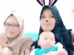 Viral Video Bidan Main Tik Tok Sambil Gendong Bayi Pasien