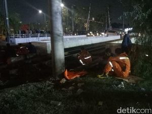 Pencarian Buaya Kali Grogol Dilanjutkan hingga Pukul 21.00
