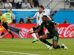 Gol Messi Bawa Argentina Ungguli Nigeria di Babak Pertama