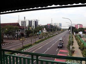 Libur Pilkada, Jalan di Kota Bekasi Lengang
