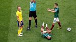 Babak I : Meksiko vs Swedia Masih Imbang