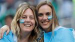 Senyum Cerah Suporter Argentina