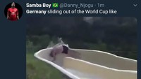 Begini kira-kira ilustrasi Jerman tersingkir dari Piala Dunia 2018. Sakit! (Foto: Twitter @Danny_Njogu)