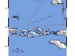 Gempa 5 SR Guncang Dompu NTB