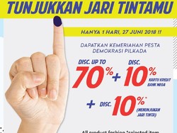 Nyoblos Bisa Dapat Diskon Belanja di Transmart Carrefour