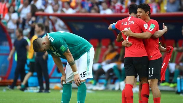 Jerman menelan dua kekalahan di babak grup Piala Dunia 2018.