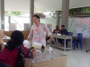 2 TPS di Tangerang ini Ramai Pemilih Meski Coblos Calon Tunggal