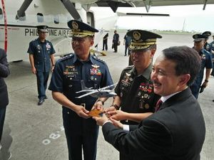 Kemenhan Harap Pesawat RI Bisa Bantu Militer Filipina Kemenhan Harap Pesawat RI Bisa Bantu Militer Filipina