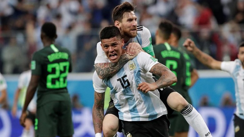 Pesan Messi ke Rojo Sebelum Cetak Gol Kemenangan Argentina