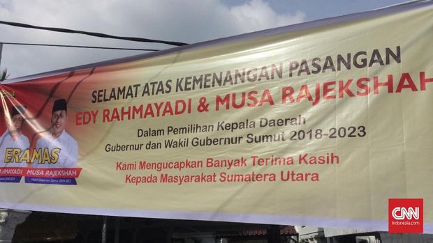 Takbir dan 'Djarot Pulang Kampung' di Posko Edy Rahmayadi