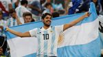 Senyum Cerah Suporter Argentina