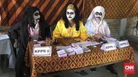 TPS di Semarang Dijaga Genderuwo dan Pocong