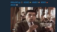 Hasil akhir Grup F pun menempatkan Swedia di peringkat pertama dengan enam poin, unggul gol atas Meksiko yang punya poin sama. Adapun Korsel jadi ke peringkat tiga, dan menempatkan Jerman di posisi juru kunci. Sebuah hasil yang di luar prediksi sebelumnya. (Foto: Twitter @Football_Tweet)