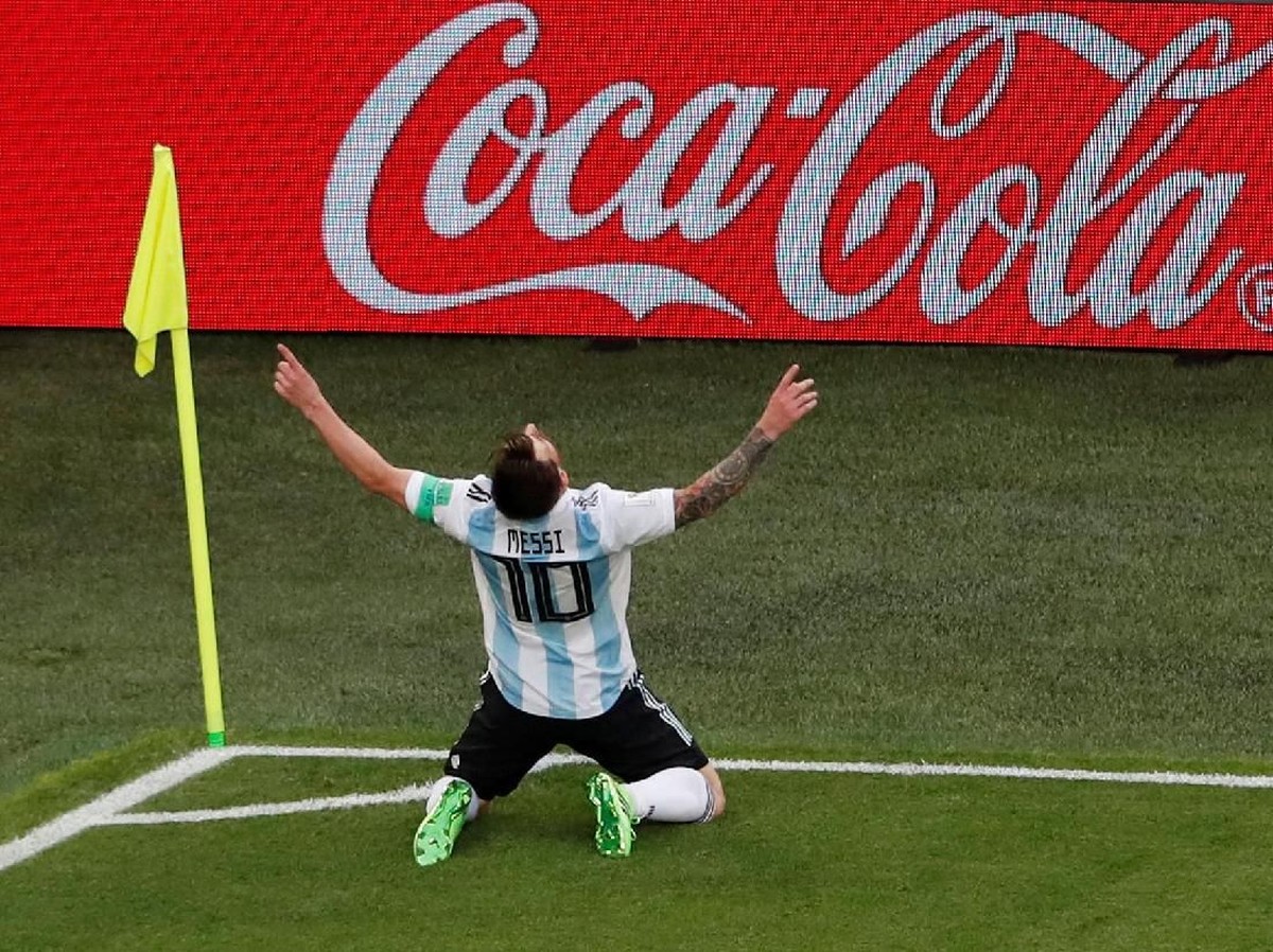 Lionel Messi di Piala Dunia 2018. (Foto: Reuters)