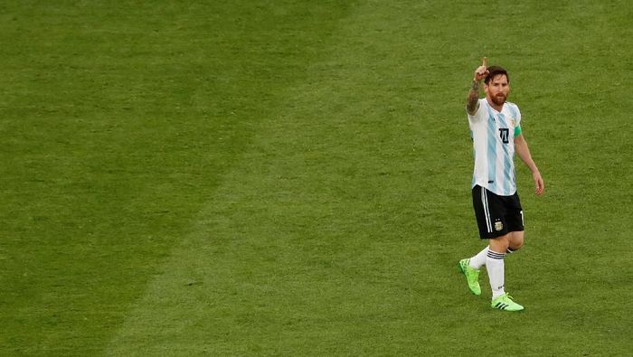 Lionel Messi merayakan gol Argentina ke gawang Nigeria. (Foto: Lee Smith/Reuters) Lionel Messi merayakan gol Argentina ke gawang Nigeria. (Foto: Lee Smith/Reuters)