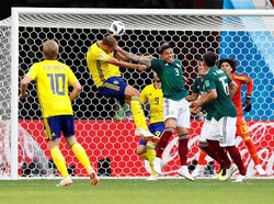 Meksiko Vs Swedia Masih Tanpa Gol di Babak Pertama