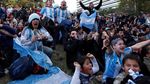 Senyum Cerah Suporter Argentina