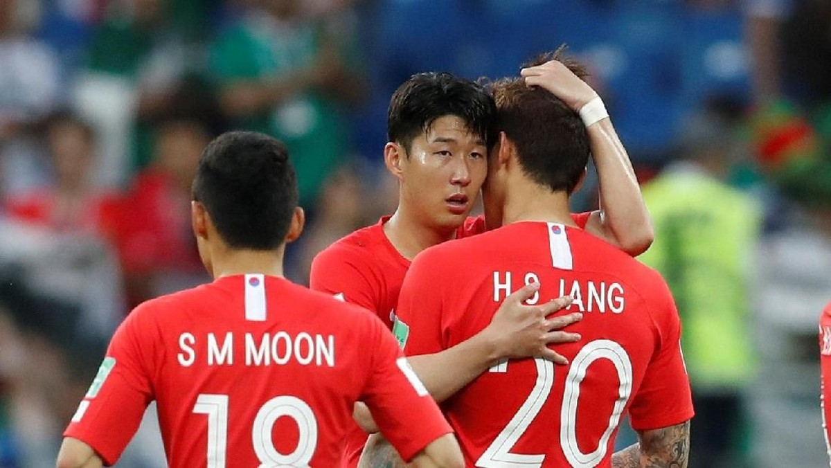 Korea Selatan menghadapi Jerman di laga terakhir Grup F. Kans Korsel menang cuma 1 persen (Damir Sagolj/Reuters)
