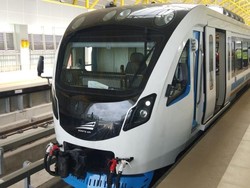 LRT Palembang Diuji Coba hingga Kecepatan 85 Km/Jam