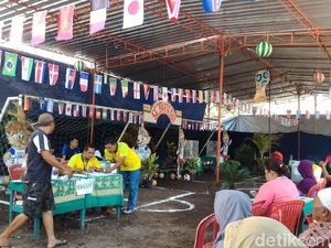 Meriah! TPS di Boyolali Ini Bertemakan Piala Dunia