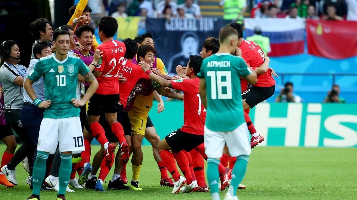 Jerman tersingkir dari Piala Dunia 2018 setelah dikalahkan Korea Selatan (Foto: Michael Dalder/Reuters)