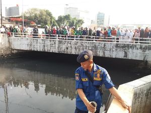 LIPI: Buaya Stres Kelamaan di Kali Grogol, akan Cari Habitat Lain