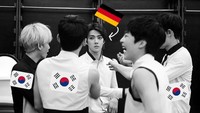 Kegemilangan Korsel mengadirkan meme-meme kocak. Di antaranya Jerman ibarat dibully pemain Korsel saat bertanding di Kazan Arena tadi malam. (Foto: Twitter @Thousandsofrea2)