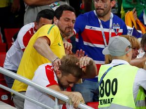 Heboh Pertandingan Brasil vs Serbia, Suporter Ricuh di Bangku Penonton