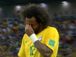 Video: Tangis Marcelo di Balik Kemenangan Brasil