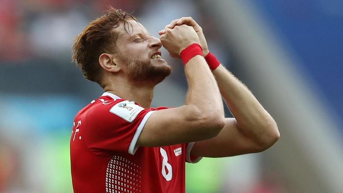 Striker Tunisia Fakhreddine Ben Youssef akan menjadi kiper cadangan di laga melawan Panama (Foto: Carl Recine/Reuters) Striker Tunisia Fakhreddine Ben Youssef akan menjadi kiper cadangan di laga melawan Panama (Foto: Carl Recine/Reuters)