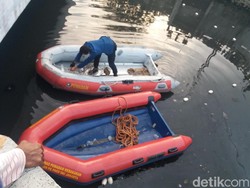 3 Hari Pencarian, Petugas Harap Buaya di Kali Grogol Tertangkap