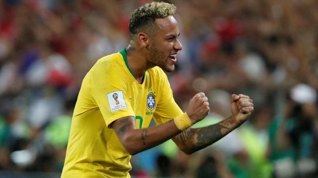 Bintang timnas Brasil dan PSG Neymar.