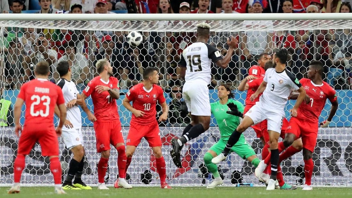 Berimbang dengan Kosta Rika, Swiss Jadi Runner-up Grup E. (Foto: Ivan Alvarado/Reuters)