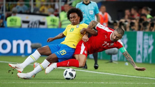 LIVE: Serbia vs Brasil di Piala Dunia 2018