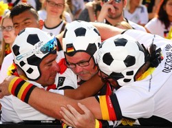 Kekalahan Jerman dan kegagalan mereka untuk lanjut di putaran selanjutnya menjadi yang pertama setelah catatan buruk itu ditorehkan di Piala Dunia 1938 di Perancis. Hannibal Hanschke/Reuters.