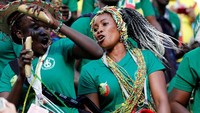 Yel-yel dukungan untuk Senegal juga menggema di Samara Arena. Reuters/Carlos Garcia Rawlins.