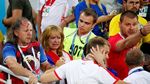 Heboh Pertandingan Brasil vs Serbia, Suporter Ricuh di Bangku Penonton