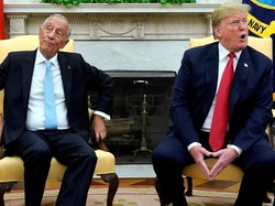 Donald Trump Ngobrolin Piala Dunia dan Ronaldo dengan Presiden Portugal